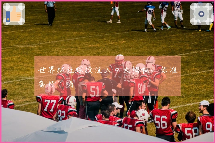 世界杯让球投注入口大揭秘，你准备好了吗