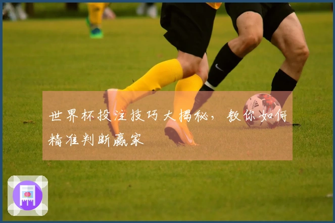 世界杯投注技巧大揭秘，教你如何精准判断赢家
